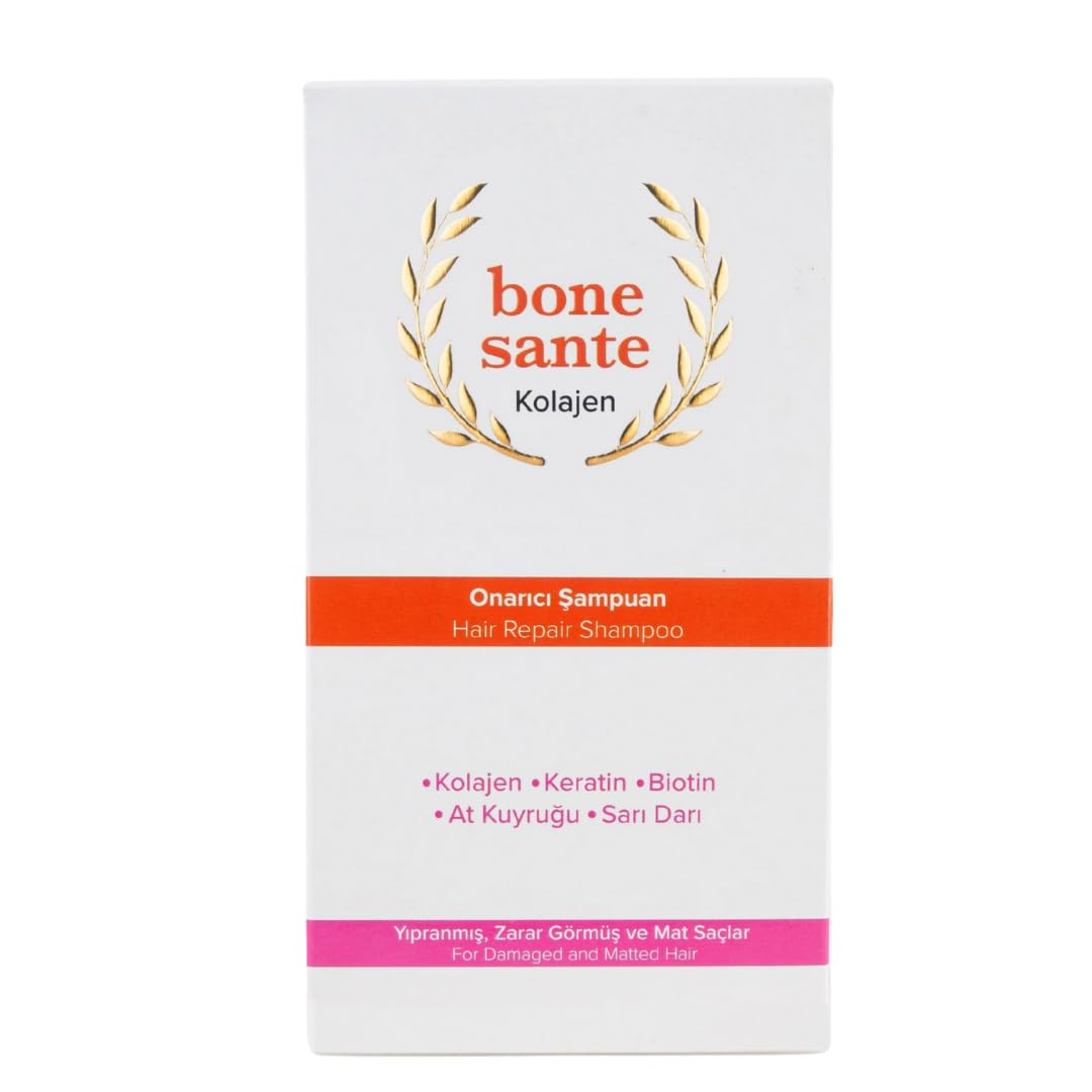 Collagen Keratin Biotin Repair Shampoo - Intensive Care for Damaged Hair - PACK OF 3